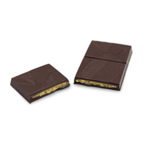 tablette praline noir 55g kao chocolat