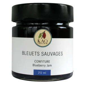 Confiture bleuets sauvages Kao Chocolat